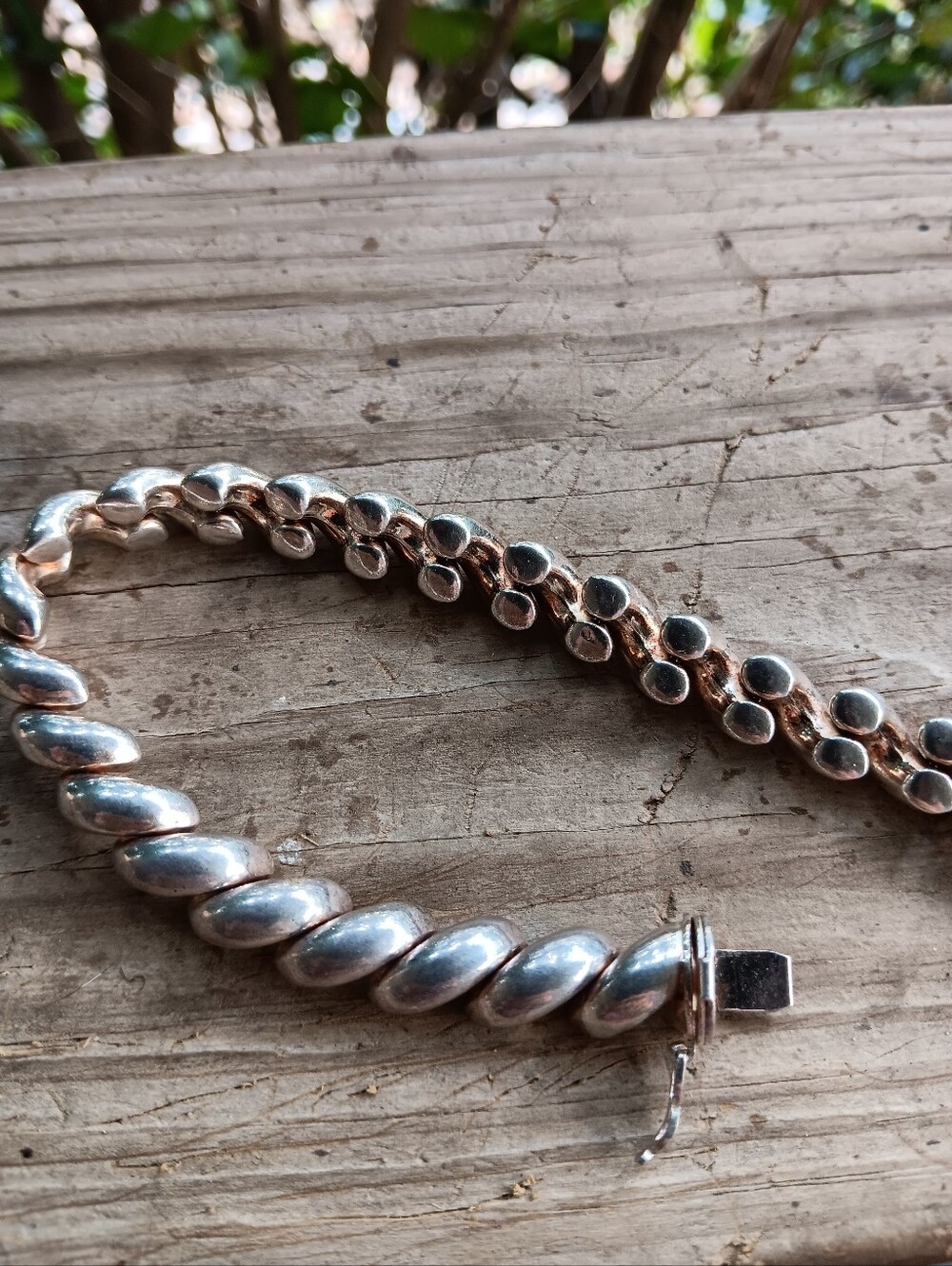 Vintage San Marco 925 Italy 8inch Bracelet - Picture 5 of 6